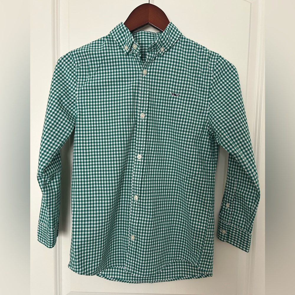 Boys Vineyard Vines Button Down Shirt Size S (8-10)